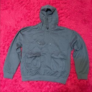 Grey combat style jogger hoodie set. Brand New with tags never been worn.
